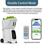 Smart Tennis Ball Machine PT-SMART PRO - 100+ Ball Capacity, Full APP Control, Internal Spin Serve, Ideal for Training & Matches