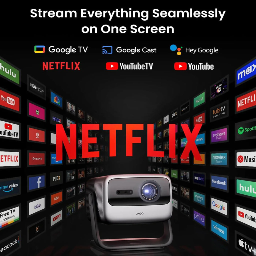 Ultimate Triple Laser 4K Projector, 3300 ISO Lumens Projector