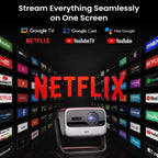Ultimate Triple Laser 4K Projector, 3300 ISO Lumens Projector